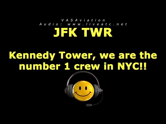 [FUNNY ATC] JFK controllers are the NUMBER 1 in NYC =)