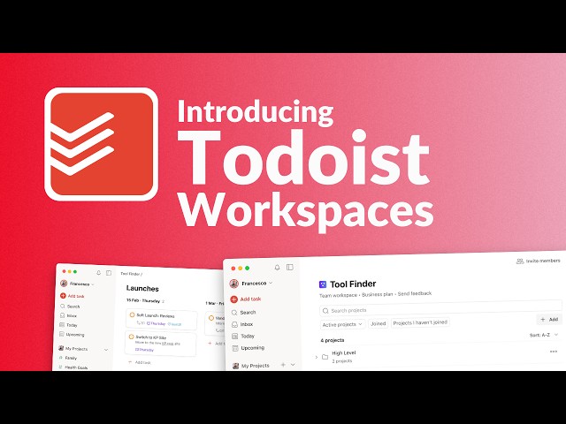 Meet Todoist Workspaces