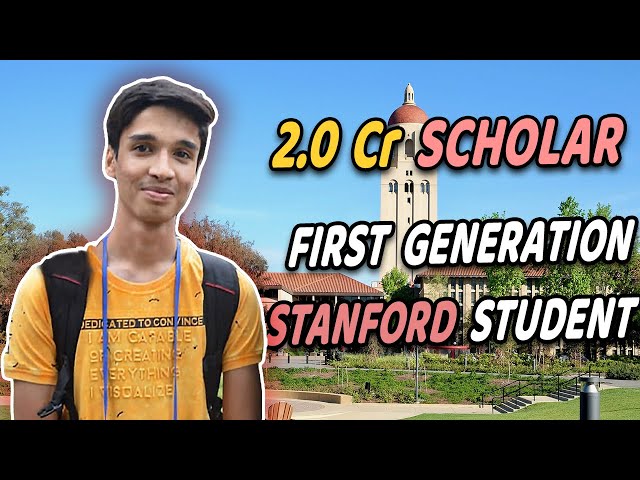 MEET FIRST GENERATION College Student in Stanford! 2.0 Cr Scholarship Journey