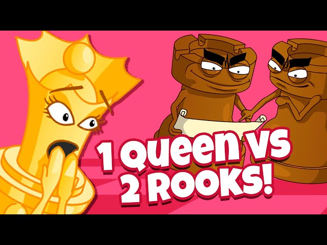 Which Is Better: 1 Queen or 2 Rooks? | ChessKid