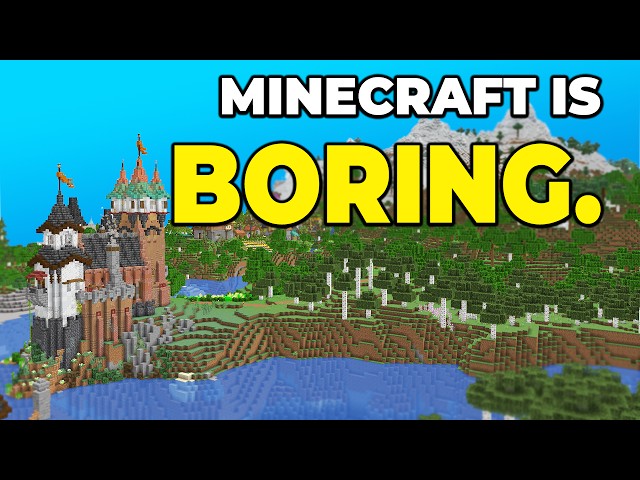 How to NOT get BORED playing MINECRAFT