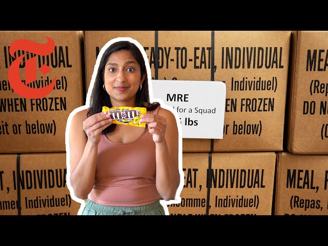 Priya Krishna Tries Pizza Made to Last For 3 Years | M.R.E. Taste Test | NYT Cooking