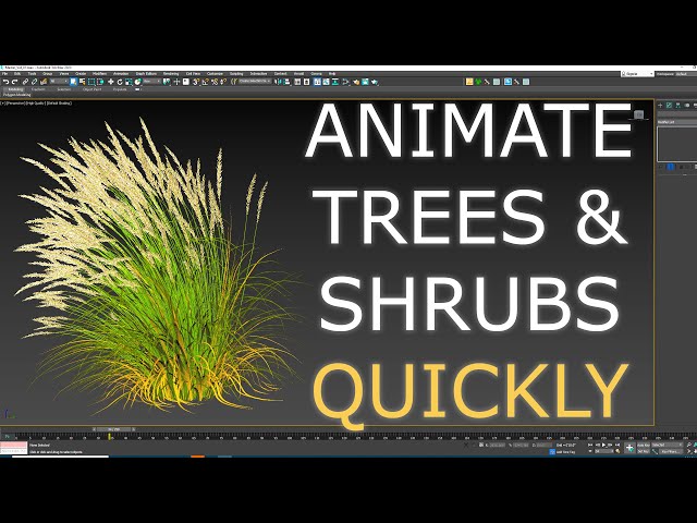 Learn how to animate trees in 3ds max in order to simulate wind movement.  Quick Tutorial!