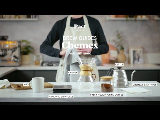 How to make Chemex coffee | Chemex Guide - Pact Coffee