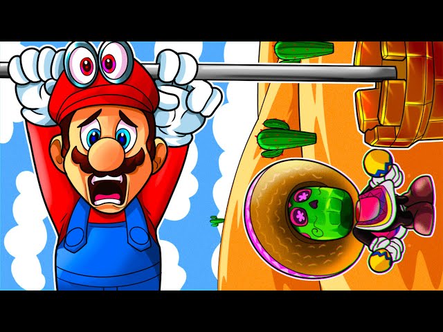 Mario Odyssey BUT The World Is Sideways!