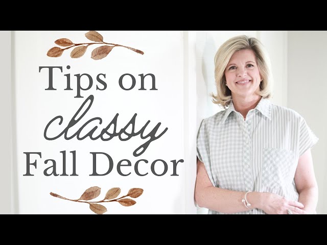 Classy Fall Decor Tips | How to Avoid Cheap Fall Decor