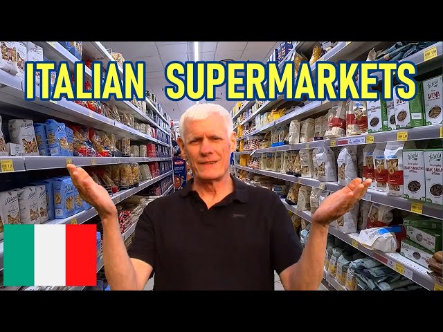 I WAS SURPRISED BY ITALIAN FOOD PRICES! Grocery prices from various supermarkets.