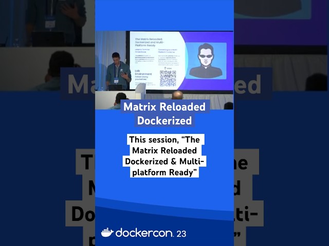 The Matrix Reloaded Docker-ized and Multi-Platform Ready #docker #devops #cmatrix