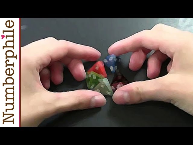 ViHart on Tetrahedral Dice - Numberphile