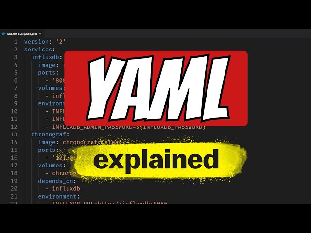 The YAML file explained |  YAML Tutorial
