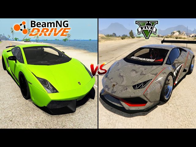 BEAMNG.DRIVE LAMBORGHINI VS GTA 5 LAMBORGHINI - WHICH IS BEST?