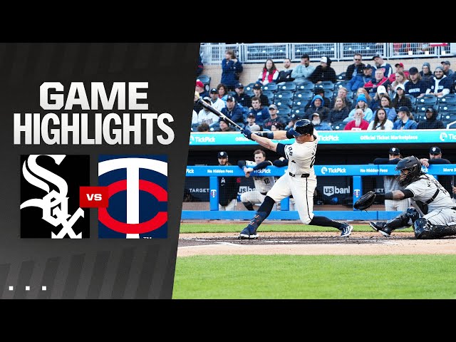 White Sox vs. Twins Game Highlights (4/23/24) | MLB Highlights
