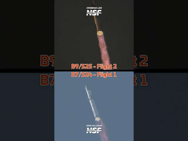 Flight 1 and Flight 2 Were Very Different. #spacexrocket