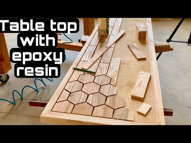 Table top | Ash bricks and epoxy resin