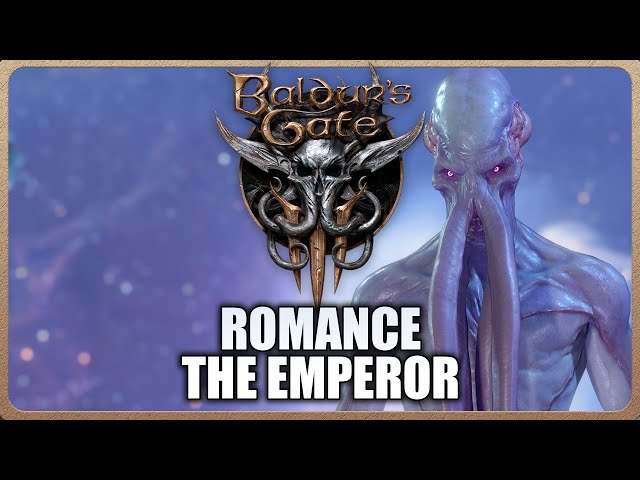 Baldur's Gate 3 - Romance the Emperor (Secret Romance Scene)