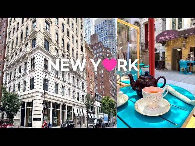 [4K]🇺🇸 NYC Walk: Upper East Side, Manhattan/From 3rd to Madison Ave. Alice's Tea Cup 🍪☕ July 28 2021
