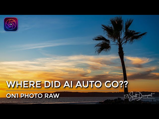 Where Did AI Auto Go? ON1 Photo RAW 2024