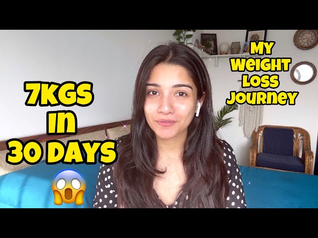 How I *LOST* 7kgs in 30days! 😱