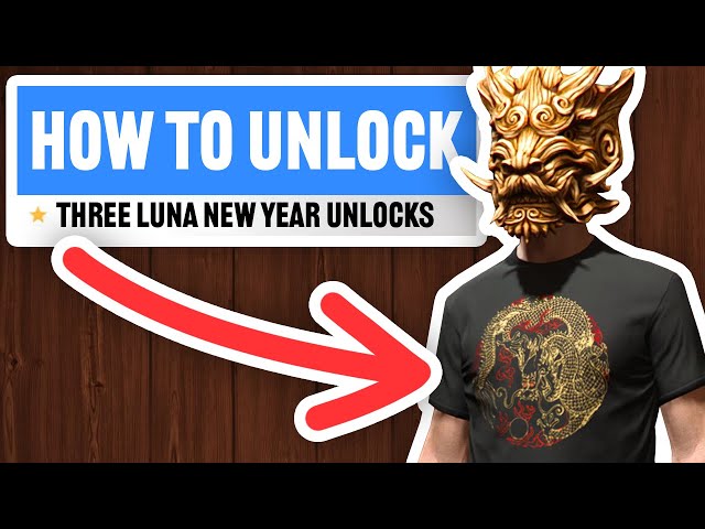How To Unlock The 'Luna Dragon Wooden' Mask & More Luna New Year Items In GTA Online!