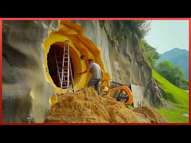 Man Digs a Hole in a Mountain and Turns it Into an Amazing Apartment