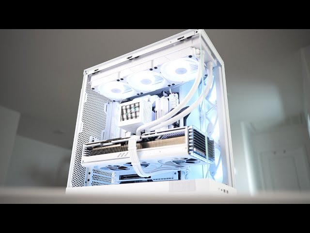 Building an All White Gaming PC - White ASUS Motherboard and AIO Liquid Cooler