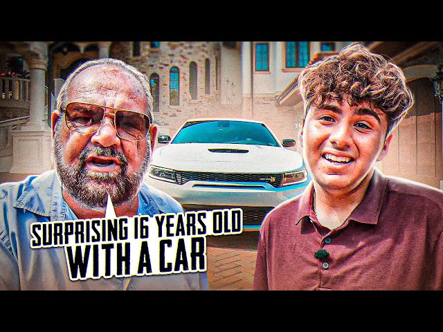Surprising 16 year old with a car