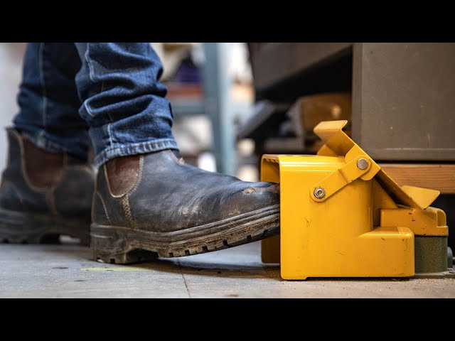 Adam Savage's One Day Builds: Foot Switch-Powered Shop Tools!