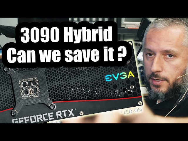 EVGA 3090 Ultra Hybrid Repair Part 2 - Can we save it?