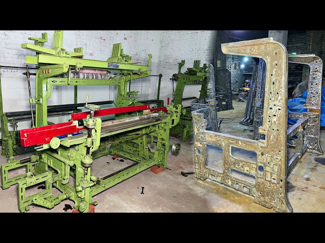 Amazing Manufacturing Process of Chenille Power Loom || How to Make SSG Chenille power Loom