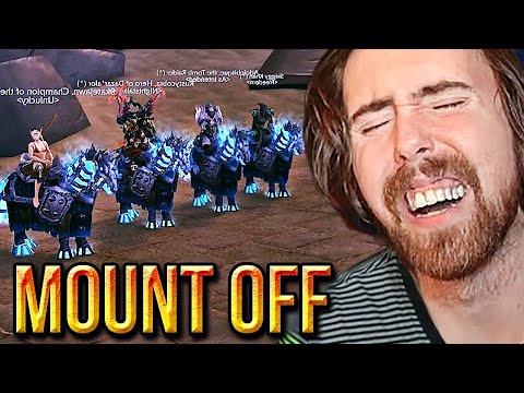Asmongold Viewers Try Everything To Win Mount Off Competition