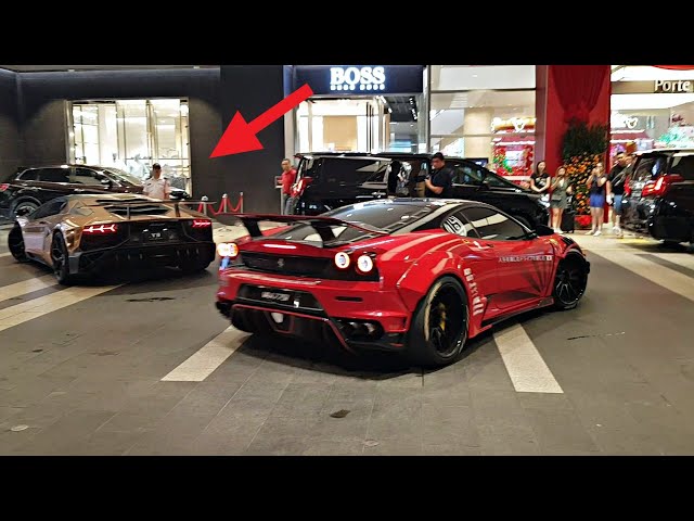 How to EMBARRASS Ferrari and scare a girl…Bring a Lamborghini!!!