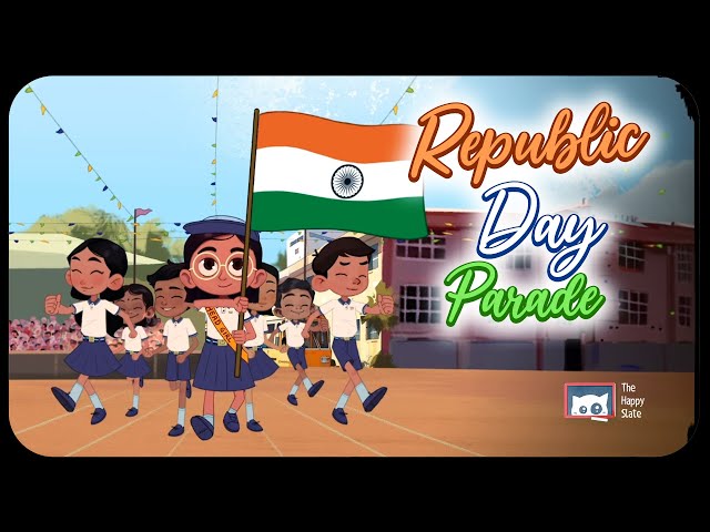 Republic Day Parade Aur Mummy | Love is the Power | 2D Animation Video | School Days |  March Past