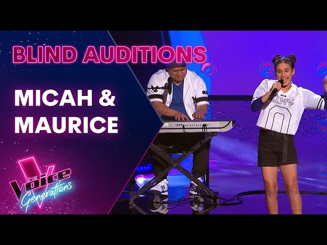 Micah & Maurice Sing Justin Bieber | The Blind Auditions | The Voice Generations Australia
