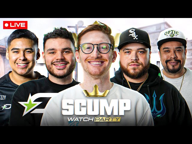 🔴LIVE - SCUMP WATCH PARTY!! OpTic TEXAS VS SEATTLE SURGE!!  - CDL Major 3 Week 2