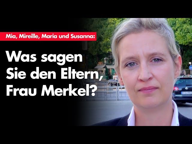 Susanna ist ein weiteres Opfer von Merkels Politik! - AfD-Fraktion im Bundestag