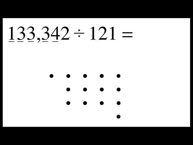 Divide Numbers By Connecting The Dots