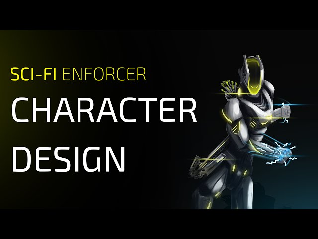 Sc-fi Enforcer Character Design [4/5] Speedpainting