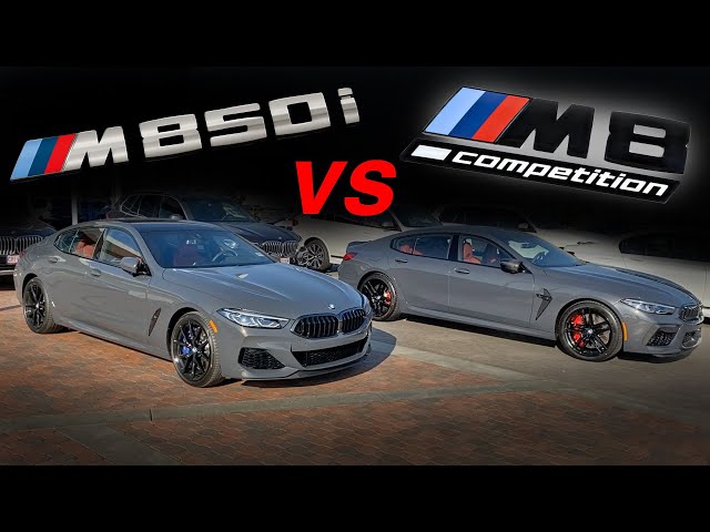 2022 BMW M850i vs. M8 Competition (Gran Coupe)