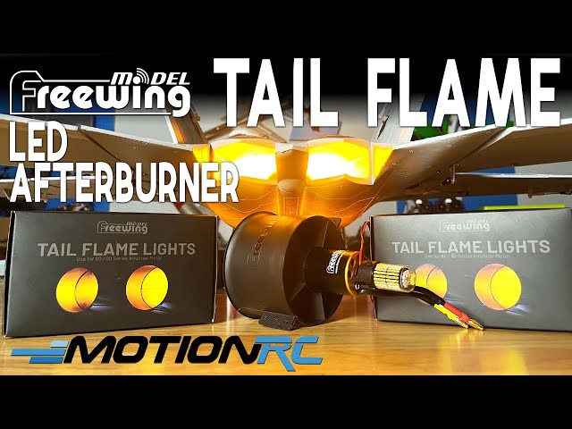 Freewing Tail Flame LED Simulated Afterburner Overview | Motion RC