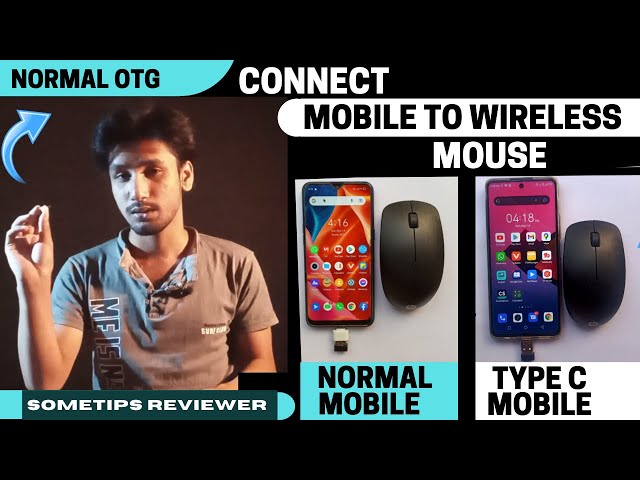 HOW to connect Wireless Mouse to Android !connect mouse to Type C  Android and MICRO USB OTG Android