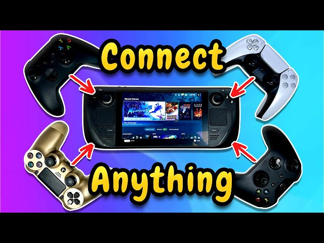 Connect Any Controller To A Steam Deck ( PlayStation to Xbox )