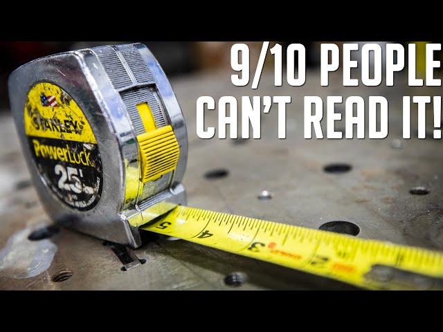 Can you REALLY Read a Tape Measure?