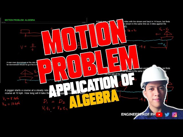 MOTION PROBLEM: ALGEBRA