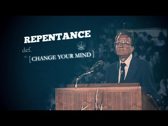 Billy Graham on Repentance