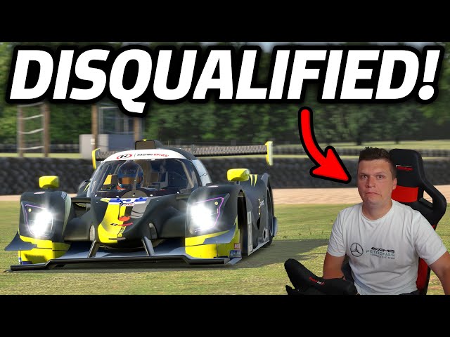 I GOT DISQUALIFIED ON IRACING!