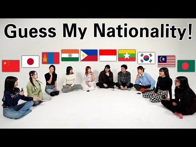 10 Asians Guess Each Other's Nationality! What country I'm From?