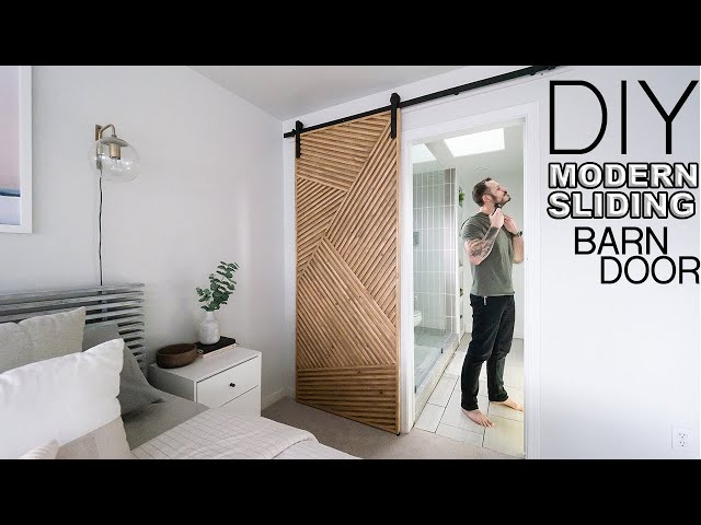 Building a Modern Sliding Barn Door