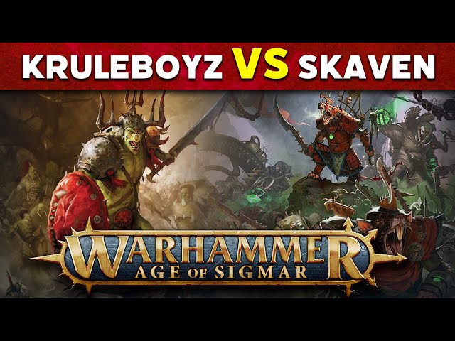 Kruleboyz vs Skaven Age of Sigmar Battle Report