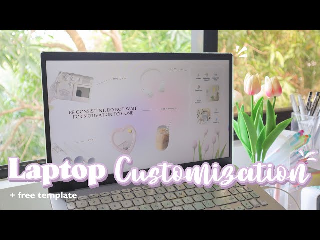 HOW TO MAKE YOUR WINDOWS 11 LAPTOP AESTHETIC I Laptop customization (no rainmeter download)