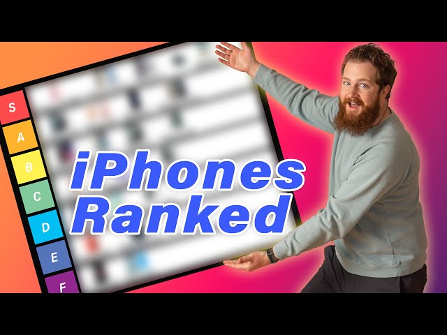 The DEFINITIVE iPhone Tier List